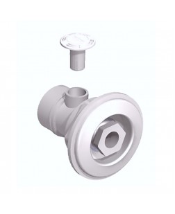 DISPOSITIVO DE HIDROMASSAGEM BRANCO 1.1/2” - (P/ piscina de fibra e alvenaria)